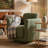 Scottie Upholstered Swivel Barrel Chair-189963028