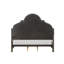 Lit rustique classique - Bois massif, pieds uniques, design traditionnel rembourré pour chambres élégantes-1363137255