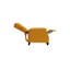 Fauteuil inclinable Canary - assemblage rapide, revêtement en velours inclinable jaune moutarde élégant