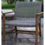 Chaise de patio en teck Akiva