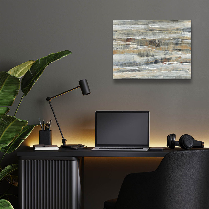 «Spring Stream» par Albena Hristova, art mural en verre acrylique, H 12 po x l 16 po x P 0,13 po