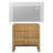 Adora 31.5" Large End Table With Storage And Curved Profile Design, Mid Century Modern Wooden Nightstand With Drawer For Bedroom, Living Room, Sofa Office-966946065-970363963