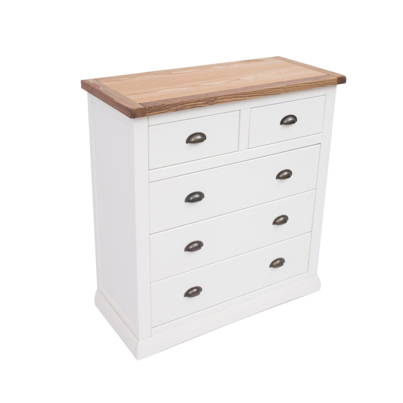 Tomlinson 90cm W 5 - Drawer Chest of Drawers