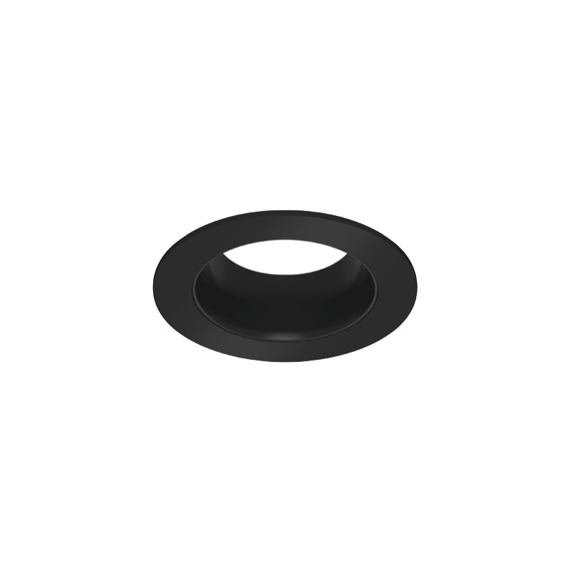 CSL Lighting Eco-Downlight 3" Standard Round Trim, Black, White