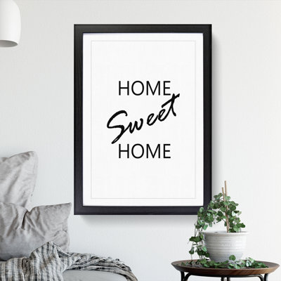 Home Sweet Home - Framed Print