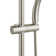 Kauai III 8-in Rain Showerhead Shower System with Slide Bar and Integrated Soap Dish 1.8 GPM