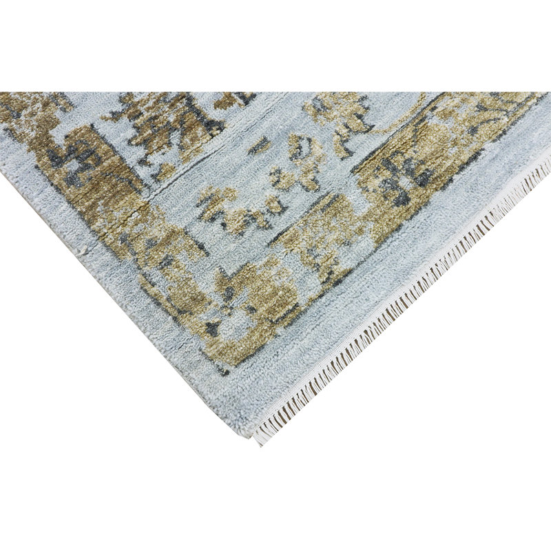 BROKDC155SIGL Oriental Area Rug in Gold, Rectangle 8' x 10'