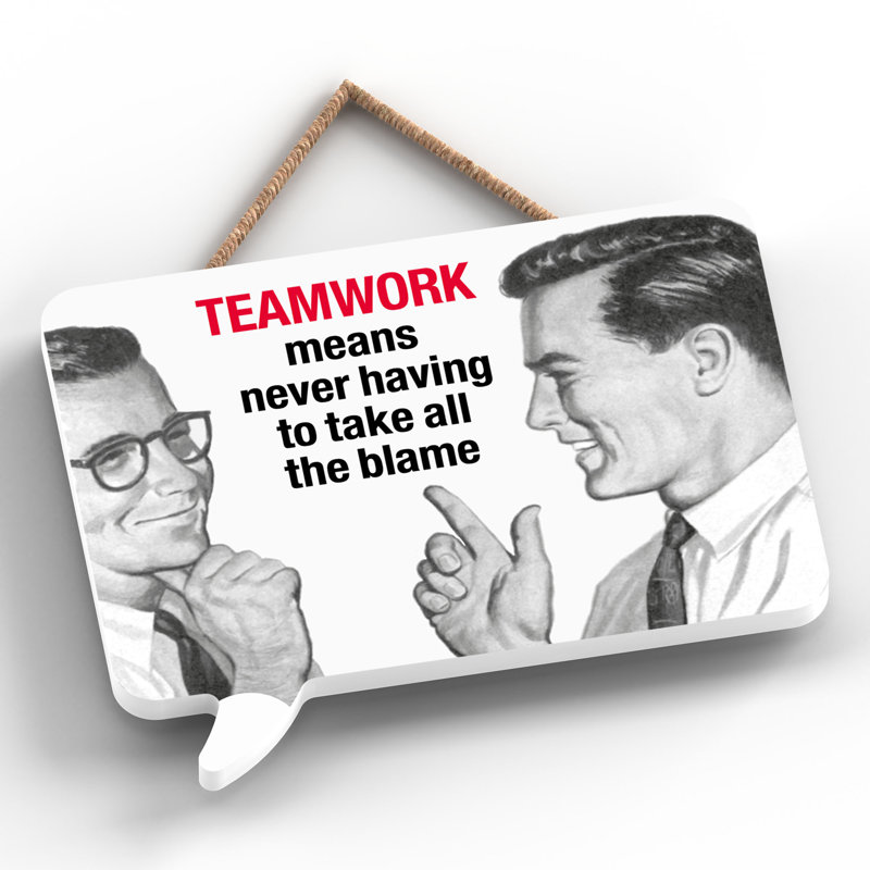 Pinup Teamwork - Print on MDF