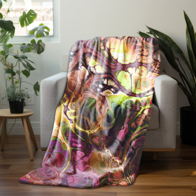 Throw Blanket, 60" L x 51" W