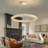 Modern Dimmable Ring Led Chandelier-185464338