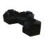 Canapé 54 po en chenille-654050557