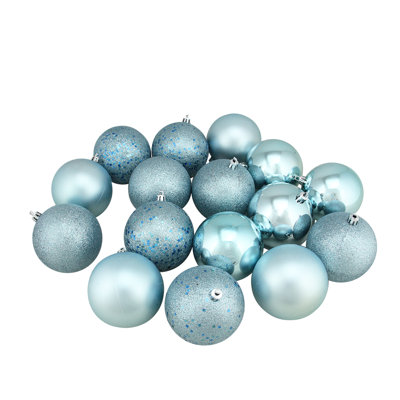 Shatterproof 4-Finish Christmas Ball Ornament