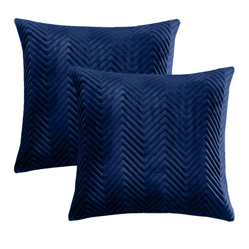 Square Cushion Cover, Navy