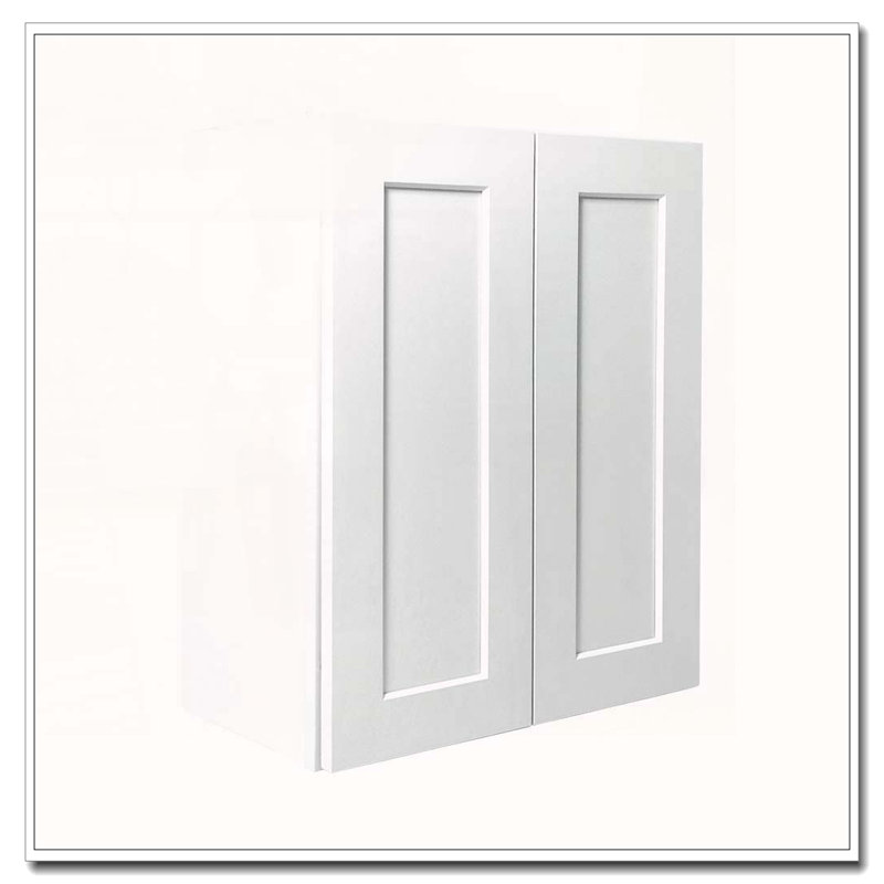 Latitude Run® Shaker Double Door Wall Cabinet with Adjustable Shelves ...
