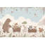 Whimsical Animals Wallpaper Pastel Nature Wall Mural-1533080730-1533080709