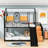 Padmukh Twin Over Twin Metal Bunk Bed With Slide And Shelves-2081196837