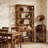 Classic Wooden Bookshelf,Elegant Display Shelves,Sturdy Freestanding Bookcase