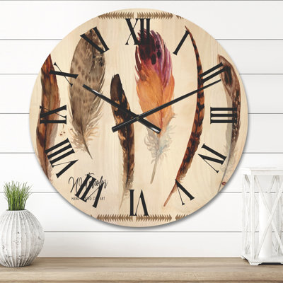 Solid Wood Wall Clock