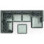 Canapé modulaire 5 pièces et 1 repose-pieds inclus Nyrie Nyrie-100929469-100929470