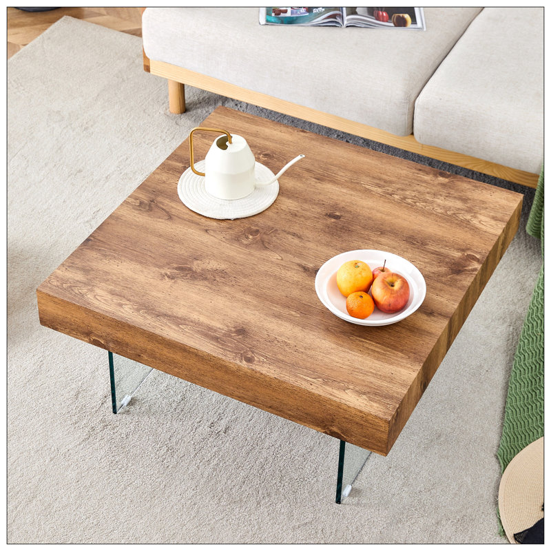 Café pour le salon, Bois naturel