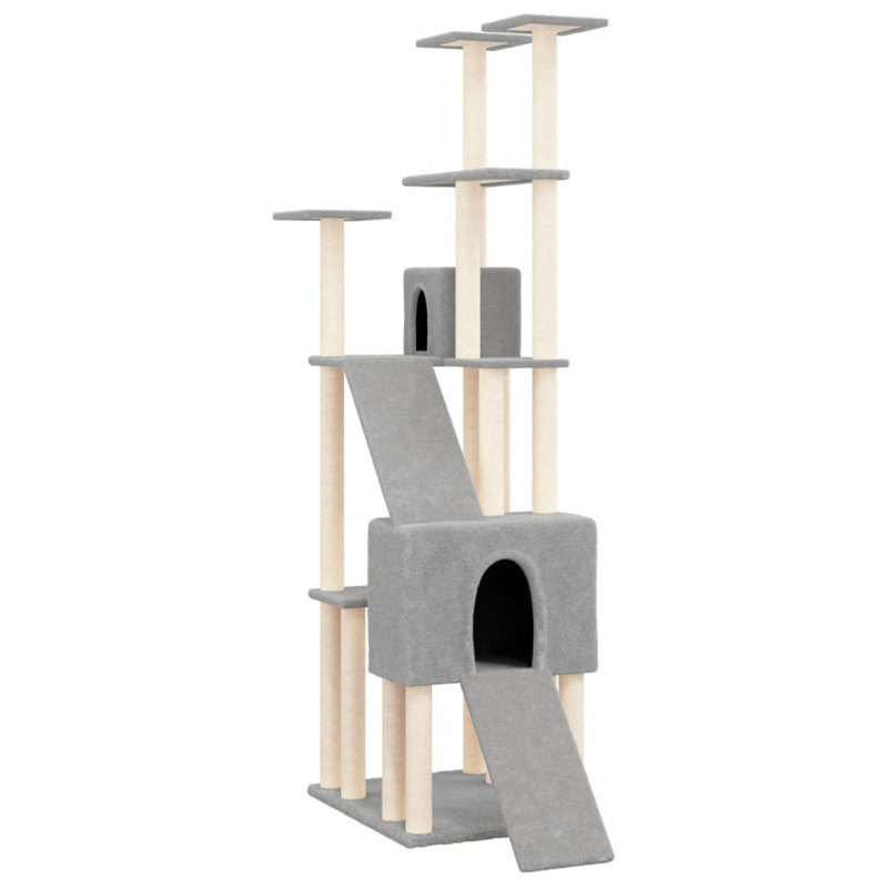 190cm Snell Cat Tree, Dark Grey