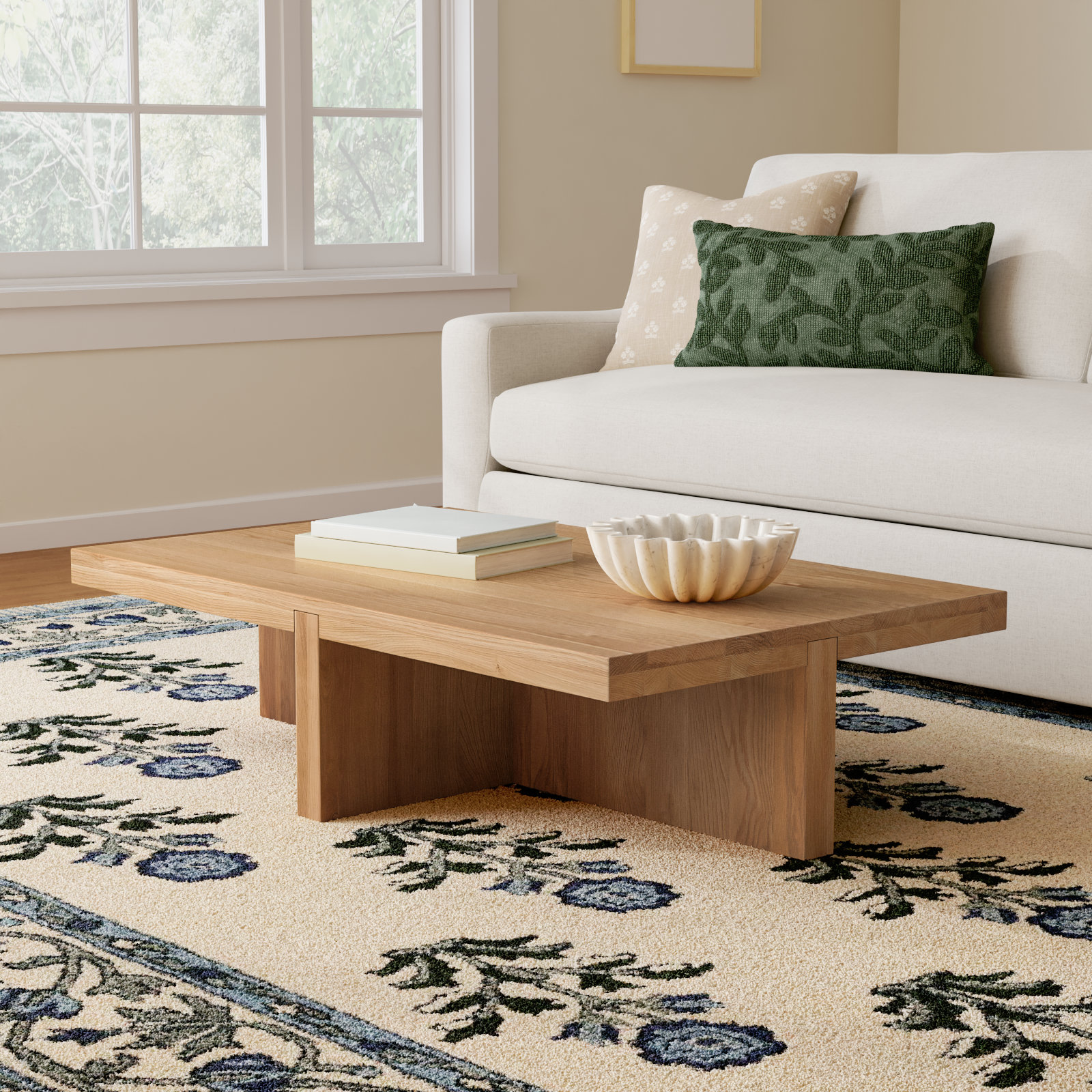Wytheville Solid Wood Coffee Table, Natural