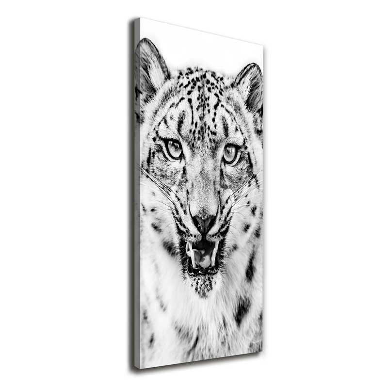 Snow Panther - Wrapped Canvas Print