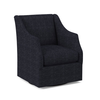 Claudette Upholstered Swivel Armchair