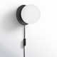 Exie Single Light Glass Dimmable Plug-in Wallchiere