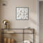 Art mural blanc doré élégant sur toile coquillages blancs par Art Remedy-104314104-104314094