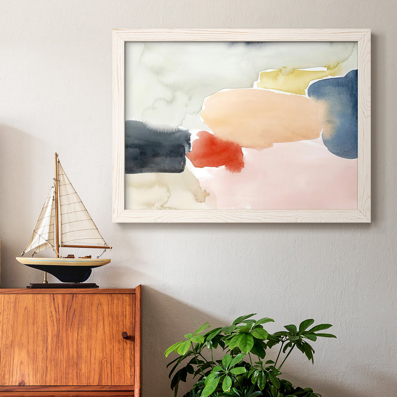 Aquarelle aire de jeu I - reproduction sur toile, Blanc, H 22 po x l 32 po x P 1,5 po