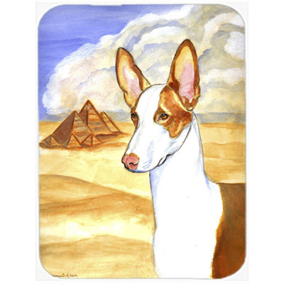 Caroline's Treasures Ibizan Hound Glass Cutting Board