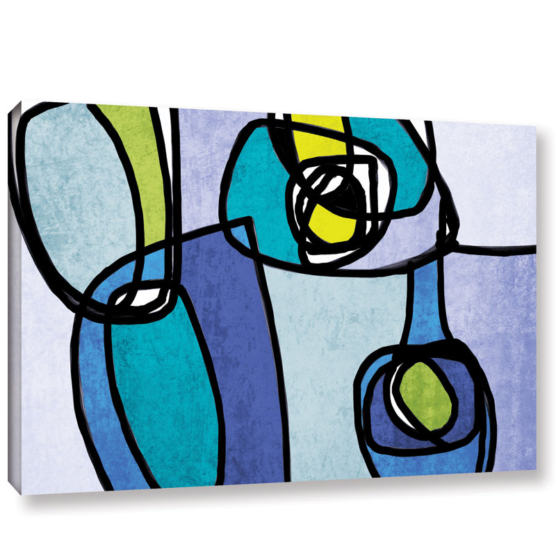 Makris Graphic Art on Canvas, 36" H x 48" W x 2" D