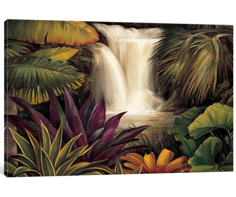 «Sacred Pool II» par Rodolfo Jimenez - Giclée sur toile tendue avec châssis, H 26 po x l 40 po x P 1,5 po