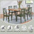 Deni 17" Wide Cross Back Dining Chairs-19674981