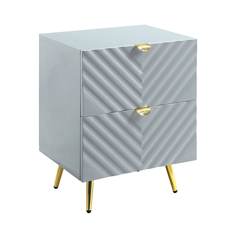 Gaines Nightstand, Light Gray