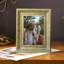 Cadre photo traditionnel 3 pièces 5 "x 7" doré antique pour cadeaux de mariage-131078712-131078713-131078715