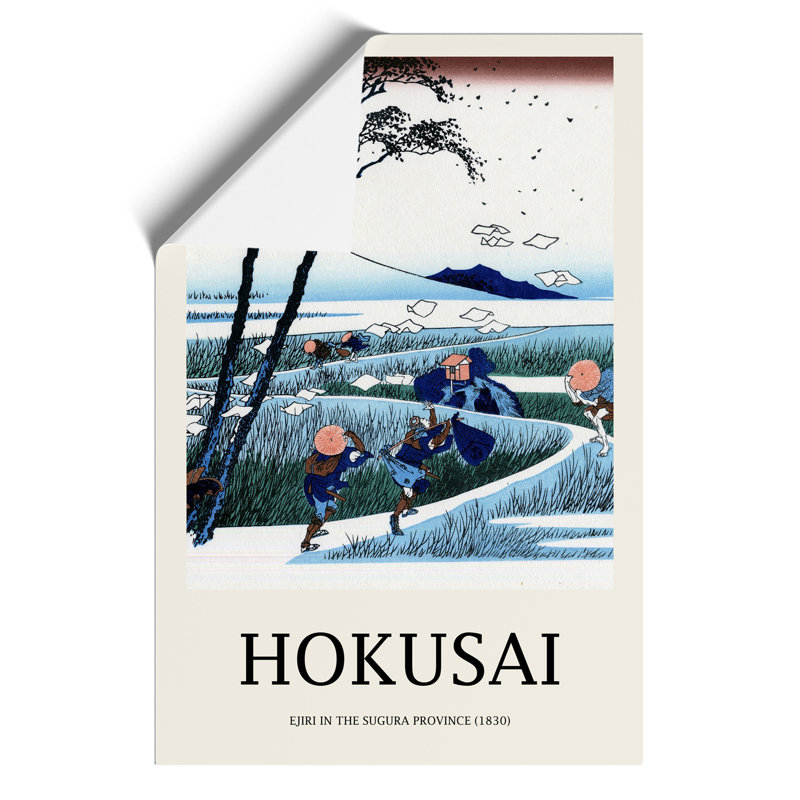 Ejiri in the Suruga Province Print by Katsushika Hokusai - Frameless Print, 30cm H x 21cm W x 0.1cm D