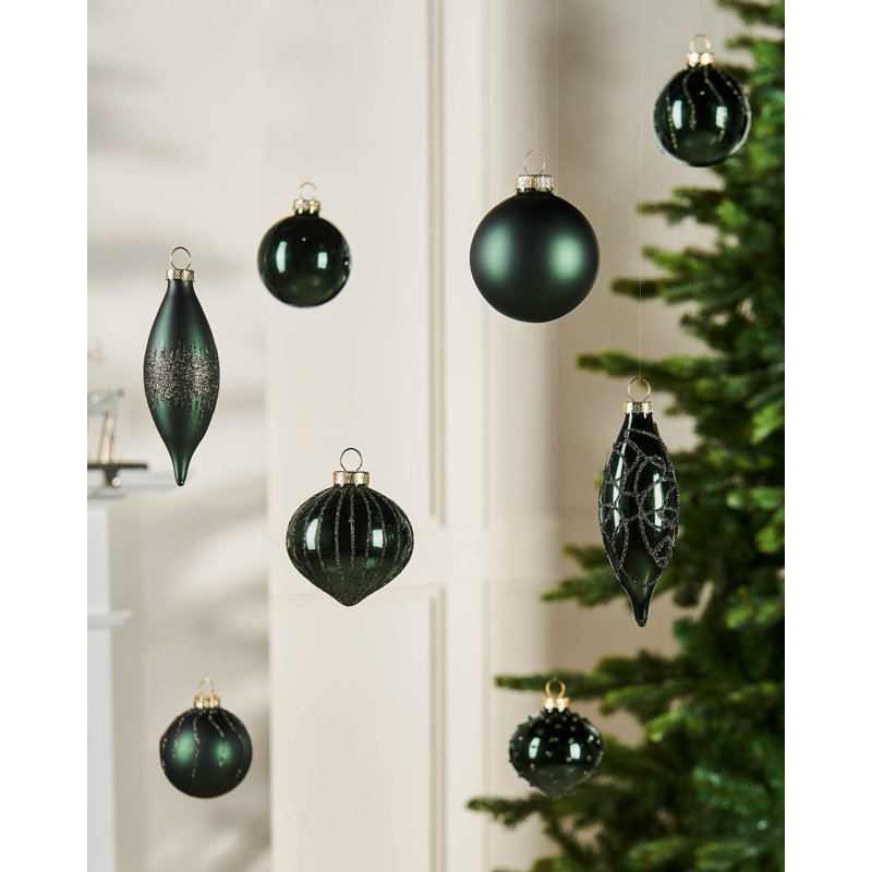 11.61cm Solid Colour Plastic / Acrylic Bauble, Sage Green