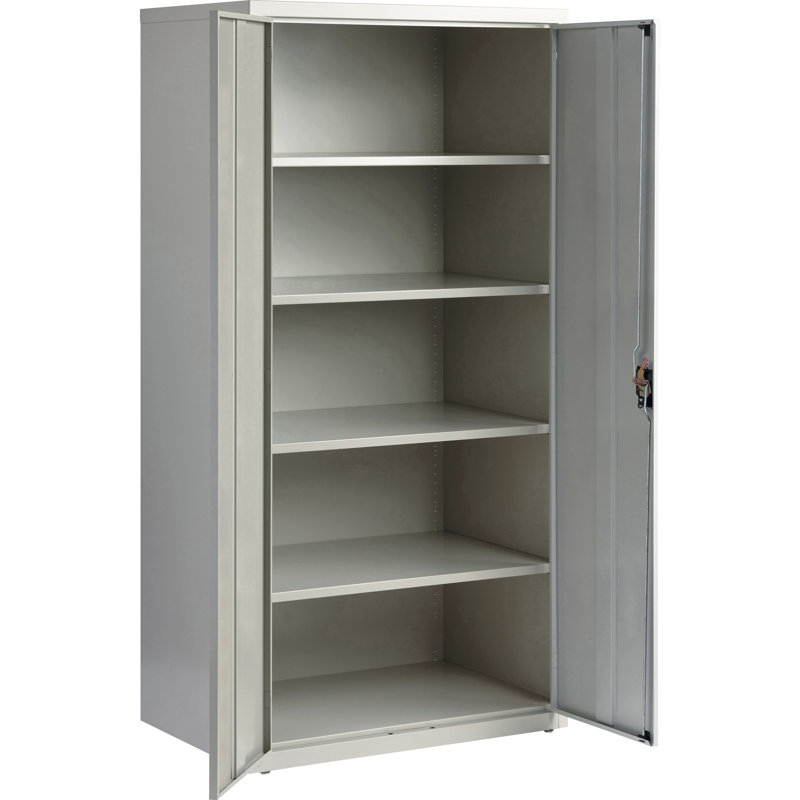 Armoire de rangement Pabel, Gris clair