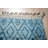 Stylish Marrakech Blue Hand-Knotted Wool Contemporary Transitional Area Rug-673603187