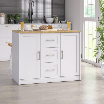 Allycia Kitchen Island by Lark Manor
