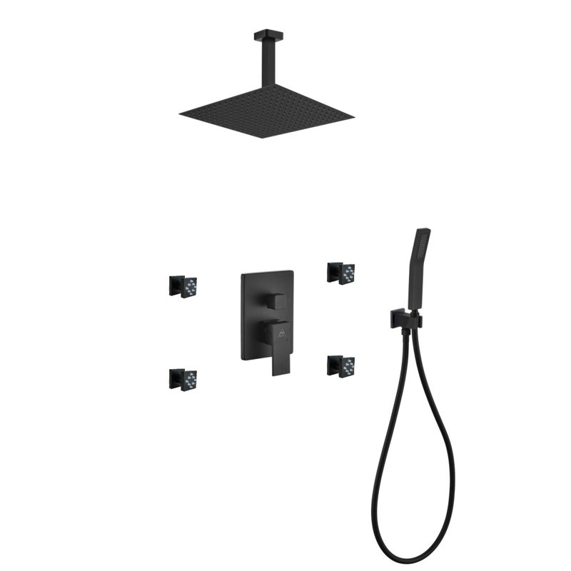 Système de douche complet avec soupape grossière
