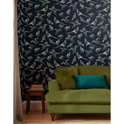 Joules Hunting Birds French Wallpaper