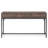 Banting 54"W Solid Wood Mid-Century Modern Sofa Table with 3 Drawers and Metal Base