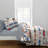 100% Cotton Reversible 7 Piece Comforter Set-71485601-71485600