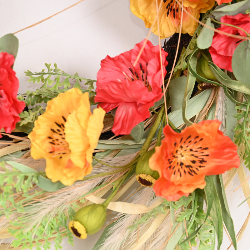 Couronne florale 24 po Pampas