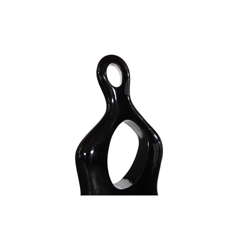 Colossal Gel Coat Female Sculpture, Black