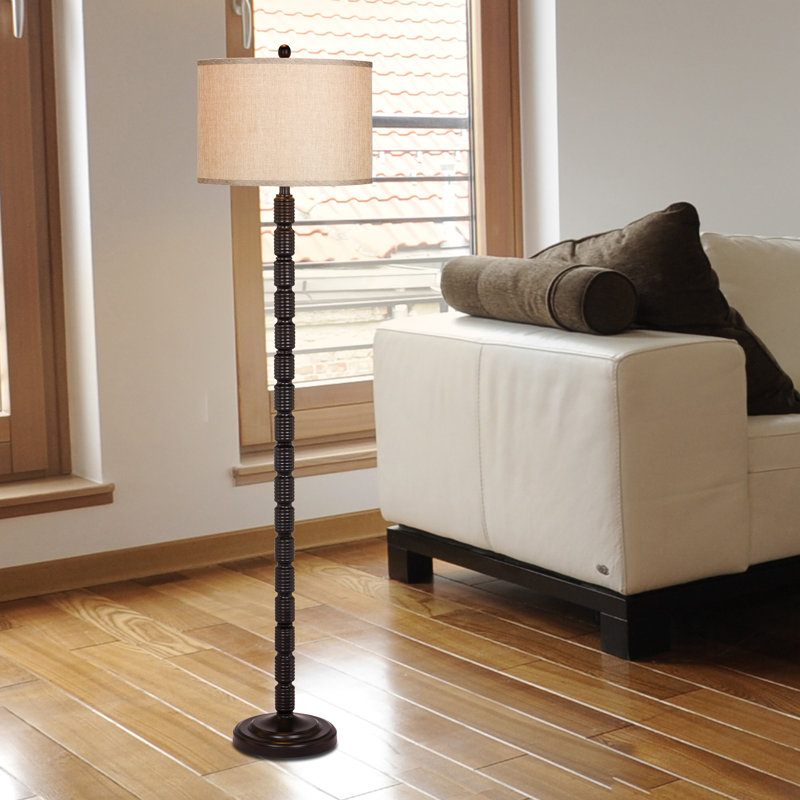 Lampe sur pied 62,5 po Sandhurst, Beige