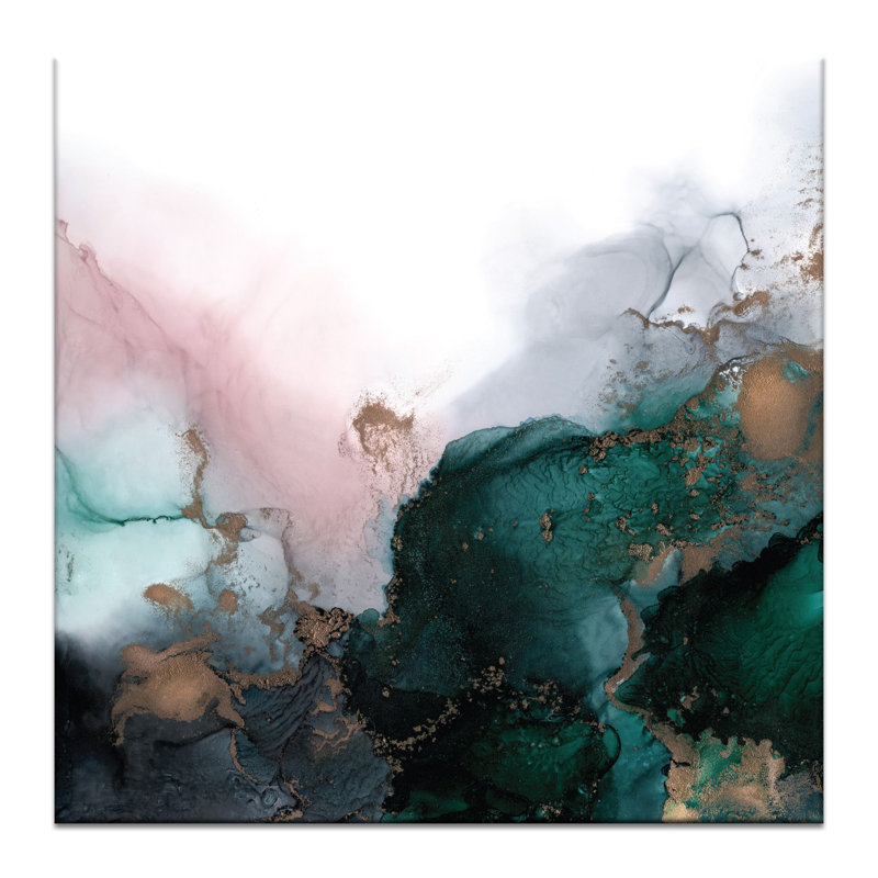 Emerald Valley by Fern Siebler - Painting on Canvas, Wrapped Canvas, 41 cm H x 41 cm W x 4 cm D